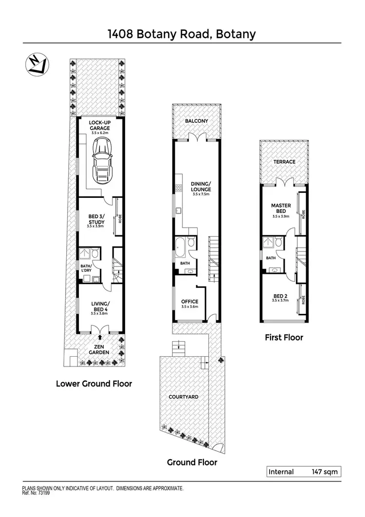 Floorplan of Homely house listing, 1408 Botany Road (Second Frontage Dent Street), Botany NSW 2019