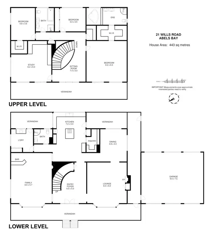 Floorplan of Homely house listing, 21 Wills Road, Abels Bay TAS 7112