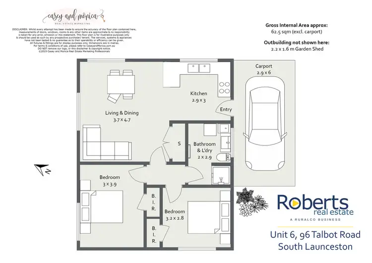 Floorplan of Homely house listing, 6/96 Talbot Road, South Launceston TAS 7249