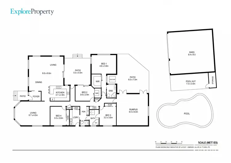 Floorplan of Homely house listing, 61 Highlands Drive, Narangba QLD 4504
