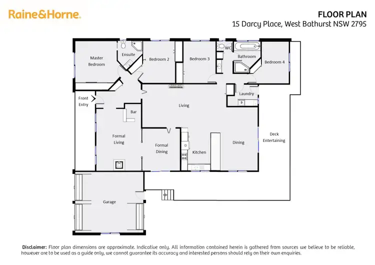 Floorplan of Homely house listing, 15 Darcy Place, Windradyne NSW 2795