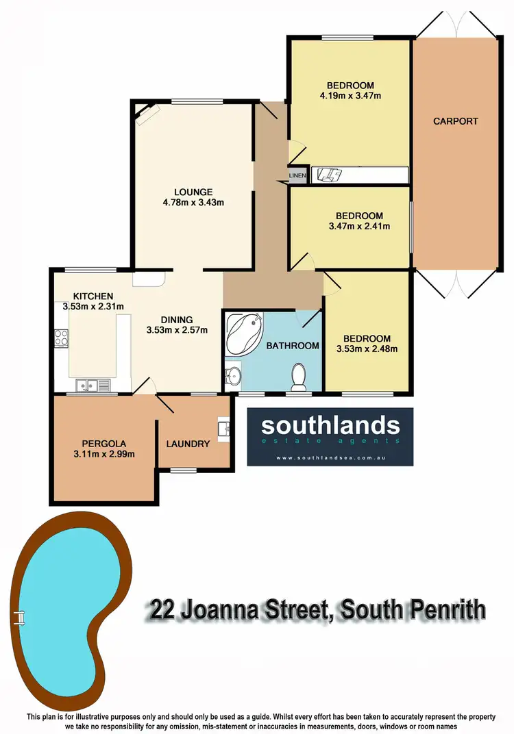 Floorplan of Homely house listing, 22 Joanna Street, South Penrith NSW 2750