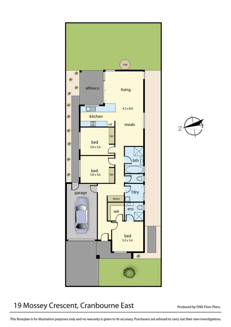 Floorplan of Homely house listing, 19 Mossey Crescent, Cranbourne East VIC 3977