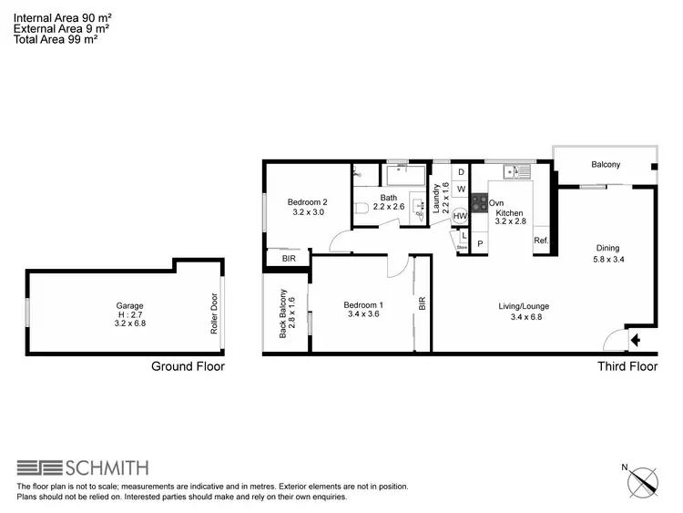 Floorplan of Homely unit listing, 5/19 Margaret Street, Tweed Heads NSW 2485