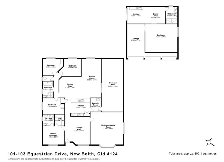 Floorplan of Homely house listing, 101-103 Equestrian Drive, New Beith QLD 4124