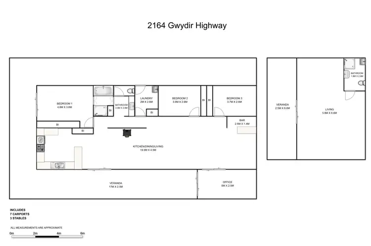 Floorplan of Homely rural property listing, 2164 Gwydir Highway, Ramornie NSW 2460