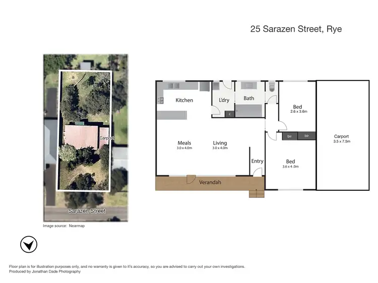 Floorplan of Homely house listing, 25 Sarazen Street, Rye VIC 3941