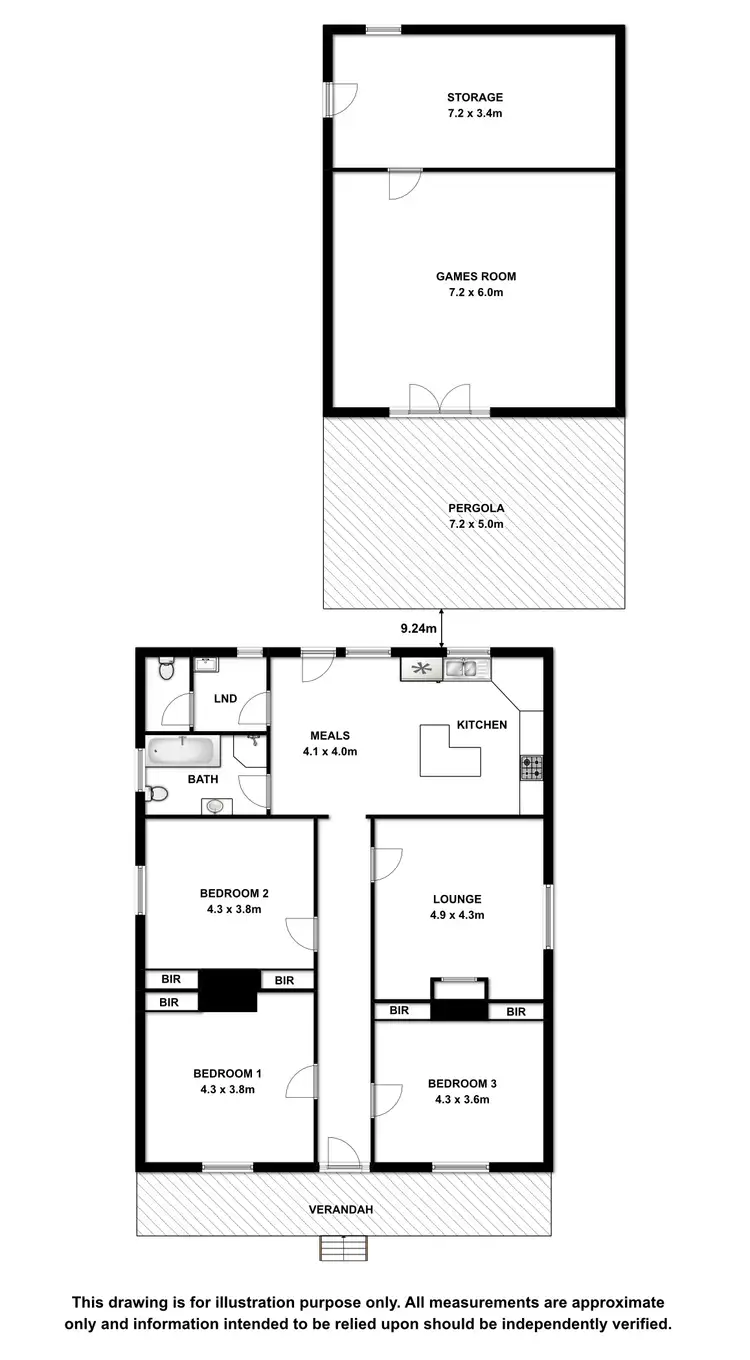 Floorplan of Homely house listing, 30 Livingston Street, Naracoorte SA 5271