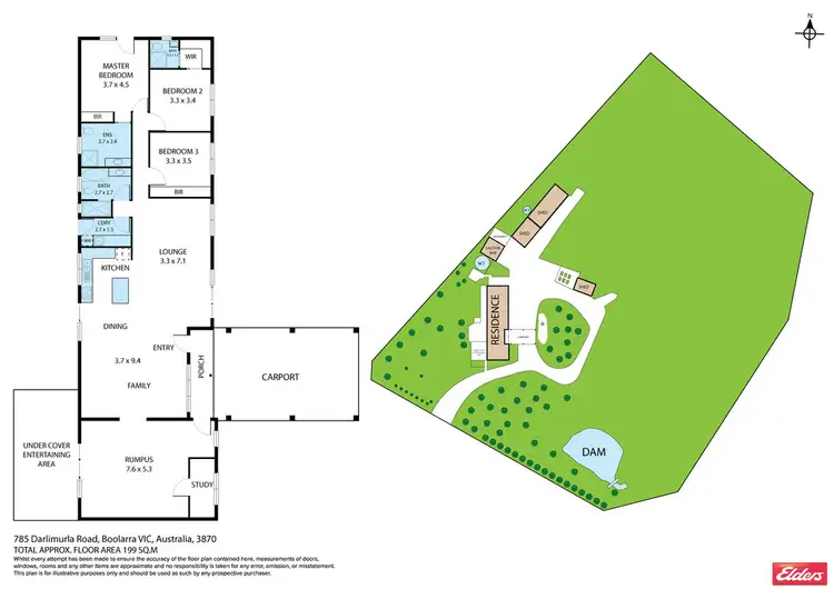 Floorplan of Homely rural property listing, 785 DARLIMURLA ROAD, Boolarra VIC 3870