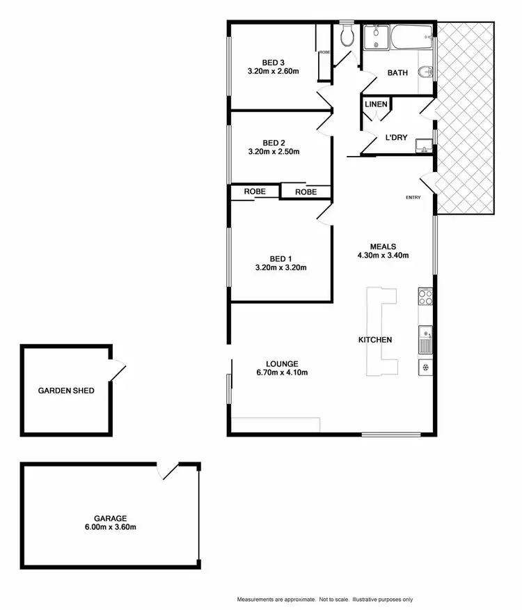 Floorplan of Homely house listing, 3/6 Railway Street, Wodonga VIC 3690