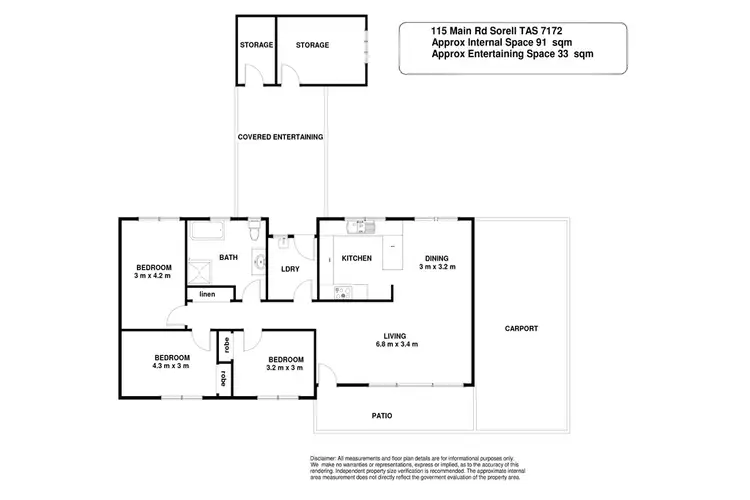 Floorplan of Homely house listing, 115 Main Road, Sorell TAS 7172