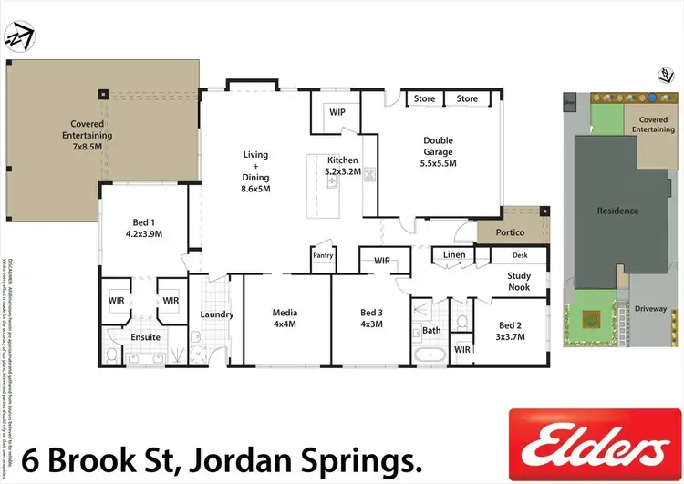 Floorplan of Homely house listing, 6 Brook Street, Jordan Springs NSW 2747
