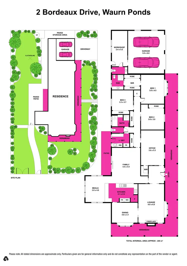 Floorplan of Homely house listing, 2 Bordeaux Drive, Waurn Ponds VIC 3216