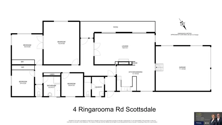 Floorplan of Homely house listing, 4 Ringarooma Road, Scottsdale TAS 7260