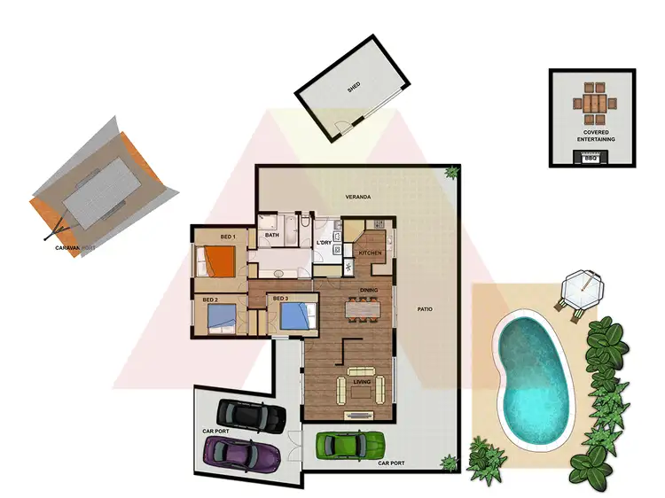 Floorplan of Homely house listing, 11 Harman Court, Loganholme QLD 4129