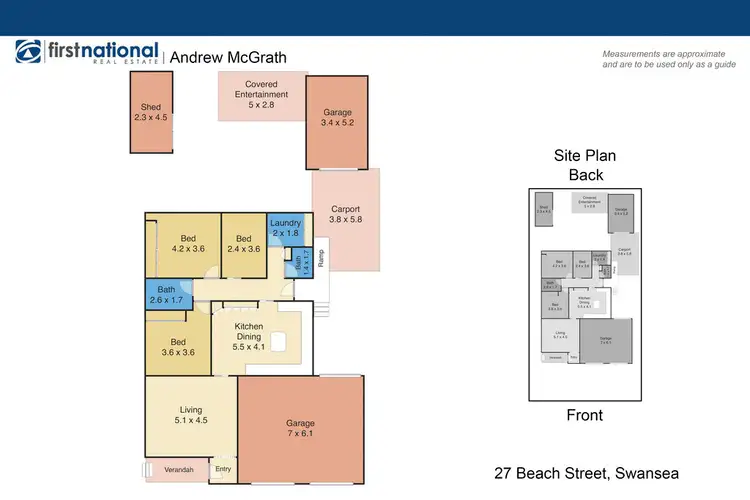 Floorplan of Homely house listing, 27 Beach Street, Swansea NSW 2281