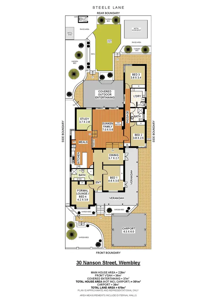 Floorplan of Homely house listing, 30 Nanson Street, Wembley WA 6014