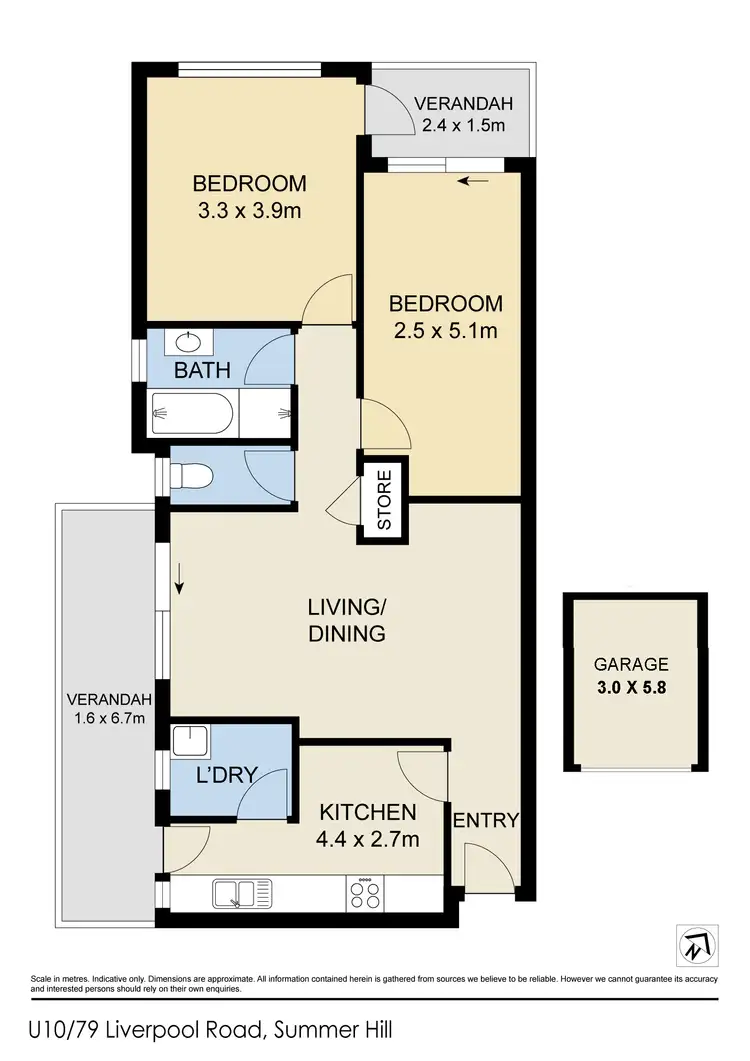 Floorplan of Homely apartment listing, 10/79 Liverpool Road, Ashfield NSW 2131