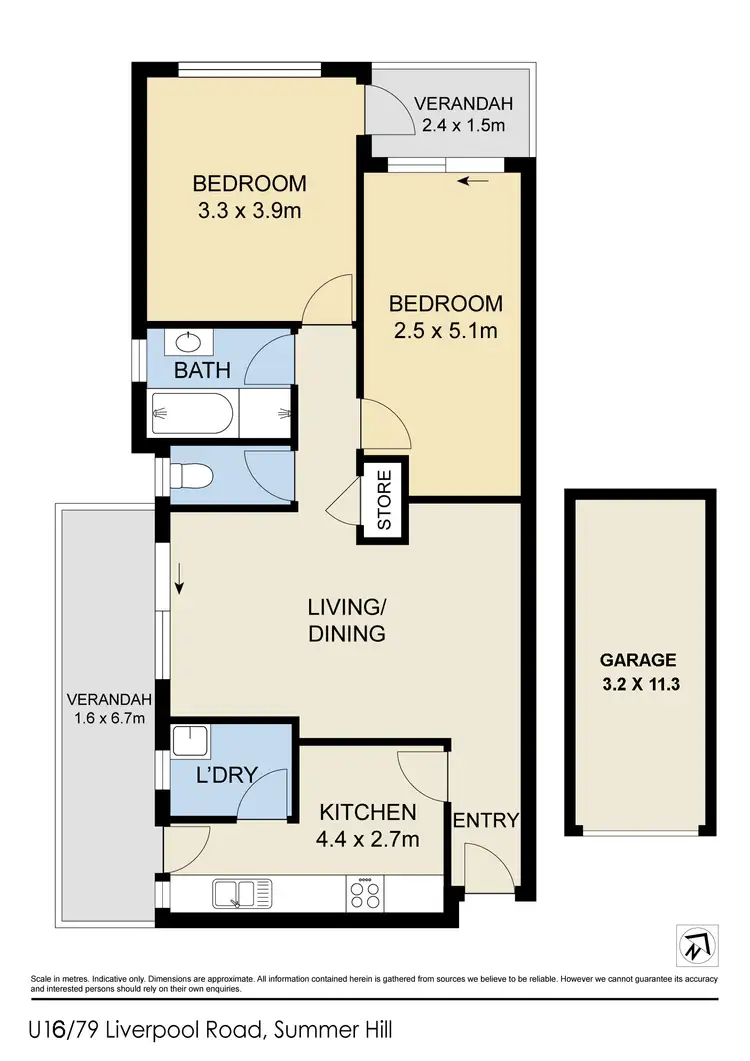 Floorplan of Homely apartment listing, 16/79 Liverpool Road, Ashfield NSW 2131