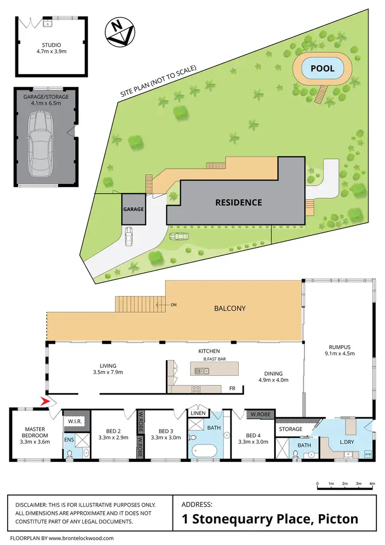 Floorplan of Homely house listing, 1 Stonequarry Place, Picton NSW 2571