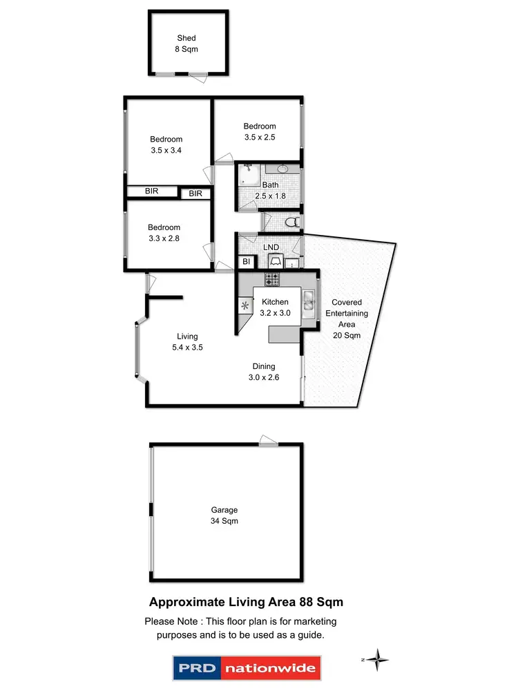 Floorplan of Homely house listing, 15 Bemlena Place, Brighton TAS 7030