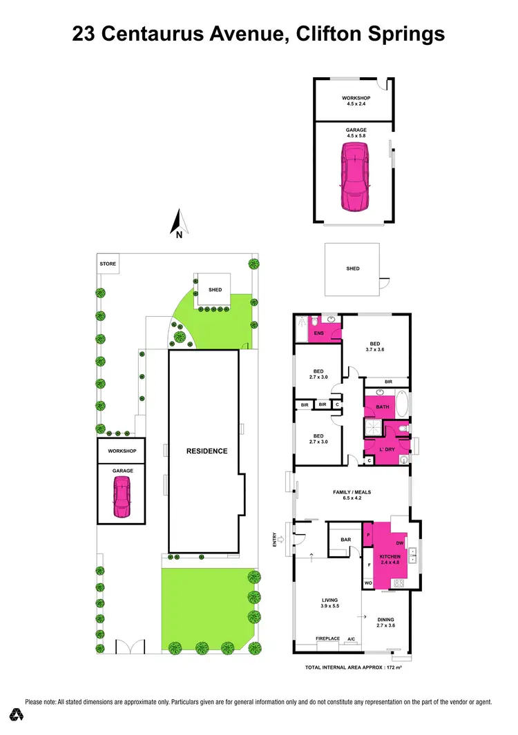 Floorplan of Homely house listing, 23 Centaurus Avenue, Clifton Springs VIC 3222