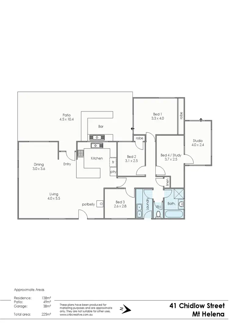 Floorplan of Homely house listing, 41 Chidlow Street, Mount Helena WA 6082