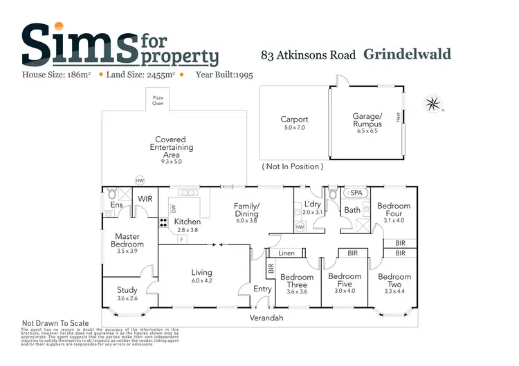 Floorplan of Homely house listing, 83 Atkinsons Road, Grindelwald TAS 7277