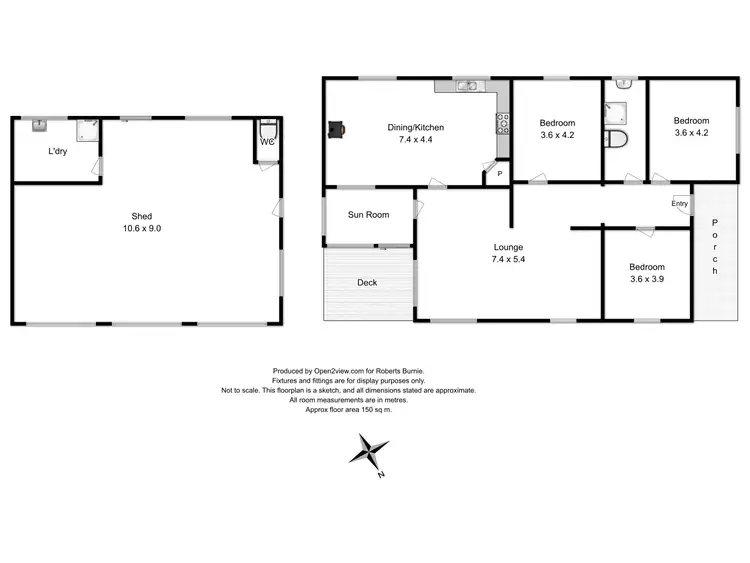 Floorplan of Homely house listing, 1033 South Riana Road, South Riana TAS 7316