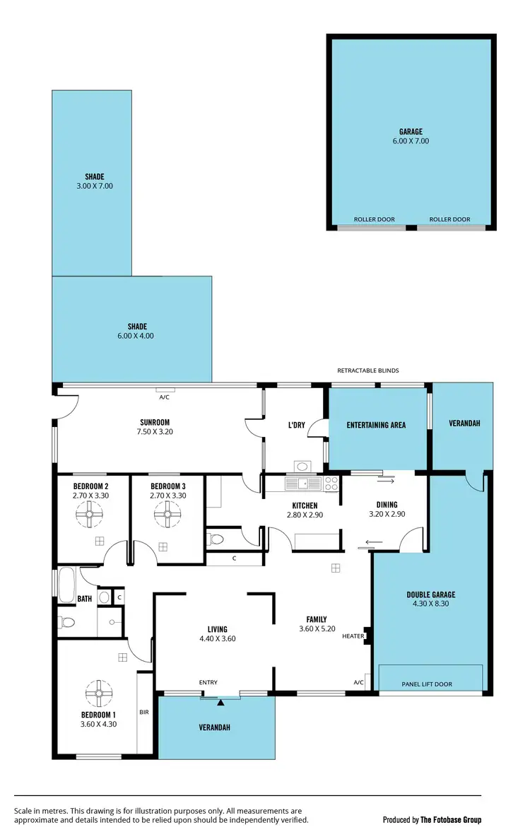 Floorplan of Homely house listing, 34 Vintners Walk, Hackham West SA 5163