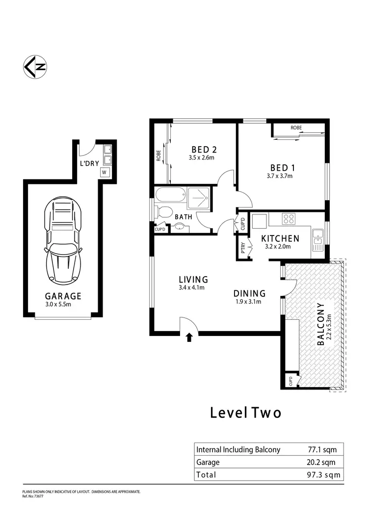 Floorplan of Homely apartment listing, 8/22 Tintern Road, Ashfield NSW 2131