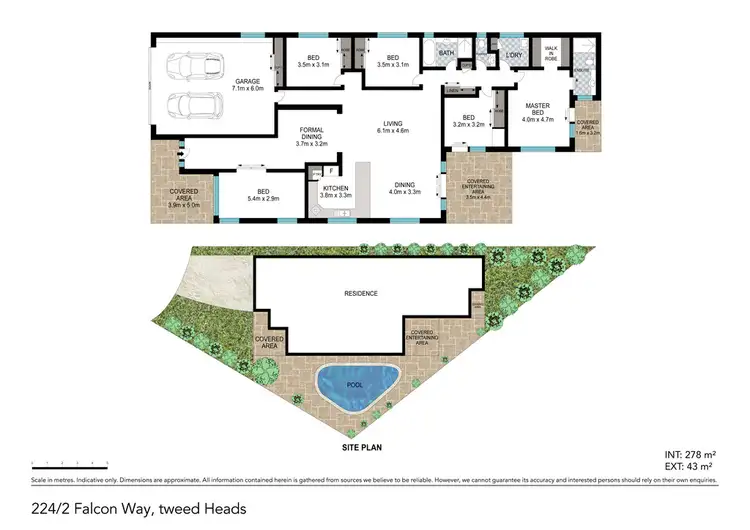 Floorplan of Homely house listing, 224/2 Falcon Way, Tweed Heads South NSW 2486