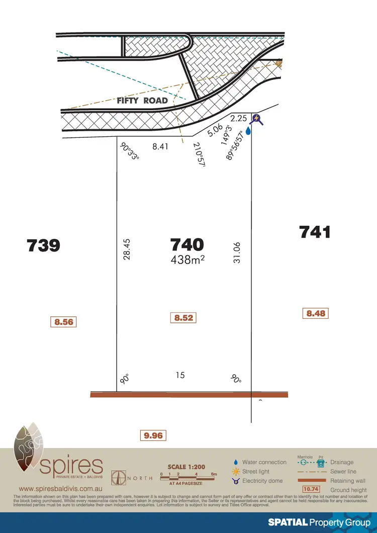 Floorplan of Homely land listing, Lot 740 Fifty Rd, Baldivis WA 6171
