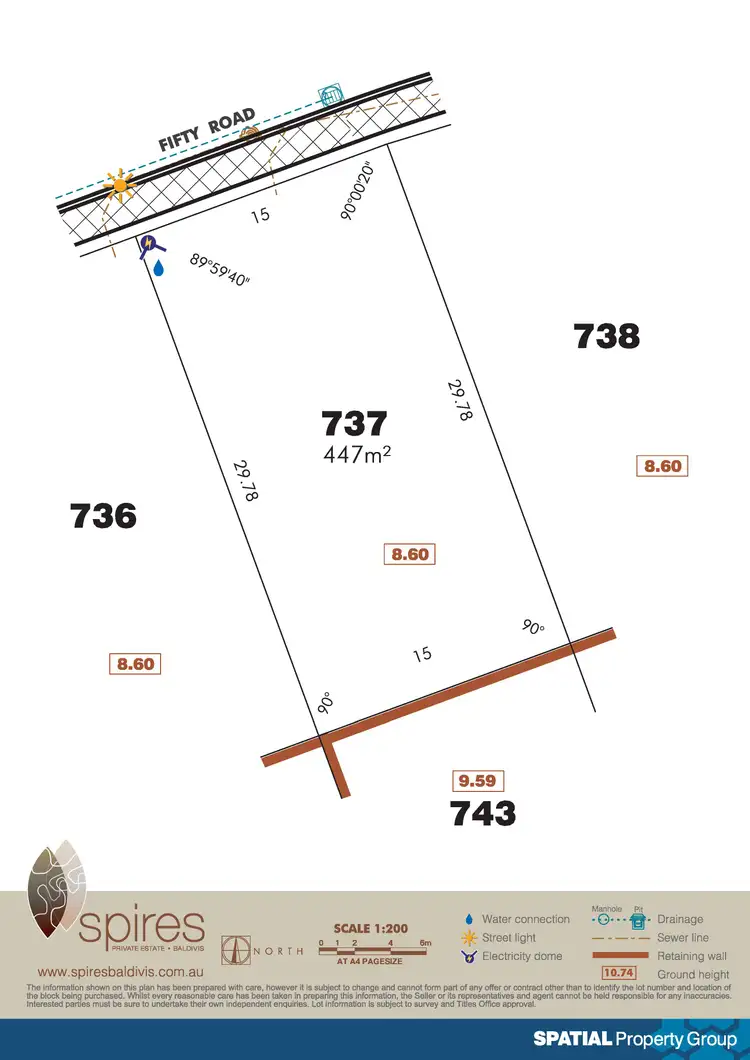 Floorplan of Homely land listing, Lot 737 Fifty Road, Baldivis WA 6171