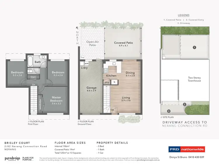 Floorplan of Homely townhouse listing, 2/82 Nerang Connection Road, Nerang QLD 4211