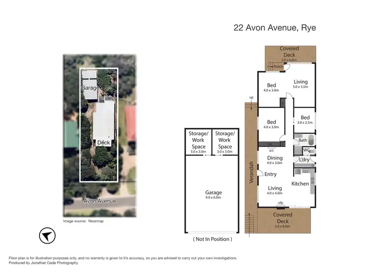 Floorplan of Homely house listing, 22 Avon Road, Rye VIC 3941