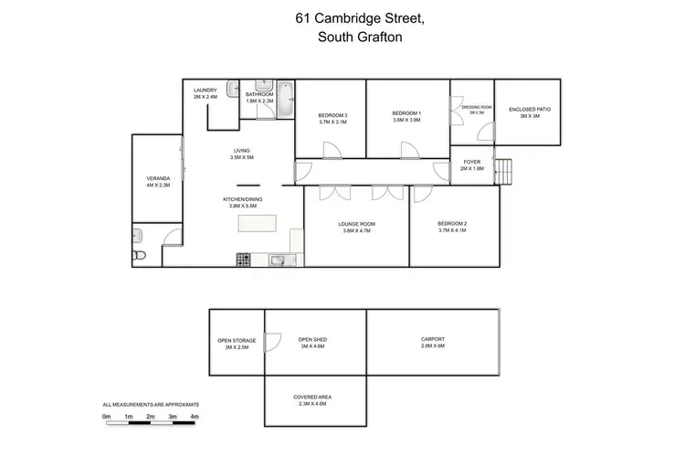 Floorplan of Homely house listing, 61 Cambridge Street, South Grafton NSW 2460
