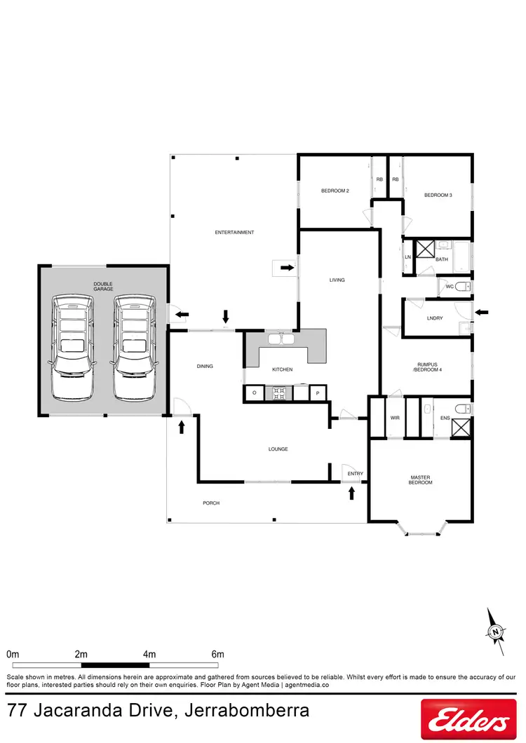Floorplan of Homely house listing, 77 Jacaranda Drive, Jerrabomberra NSW 2619
