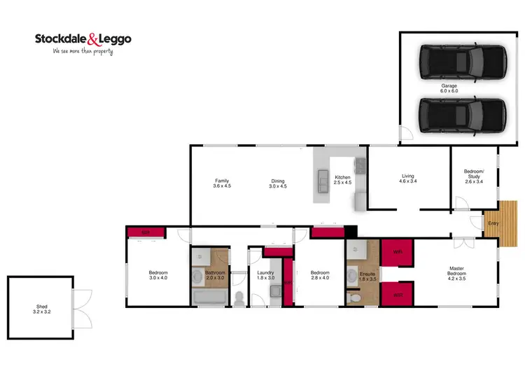 Floorplan of Homely house listing, 5 Sanctuary Lane, Traralgon VIC 3844