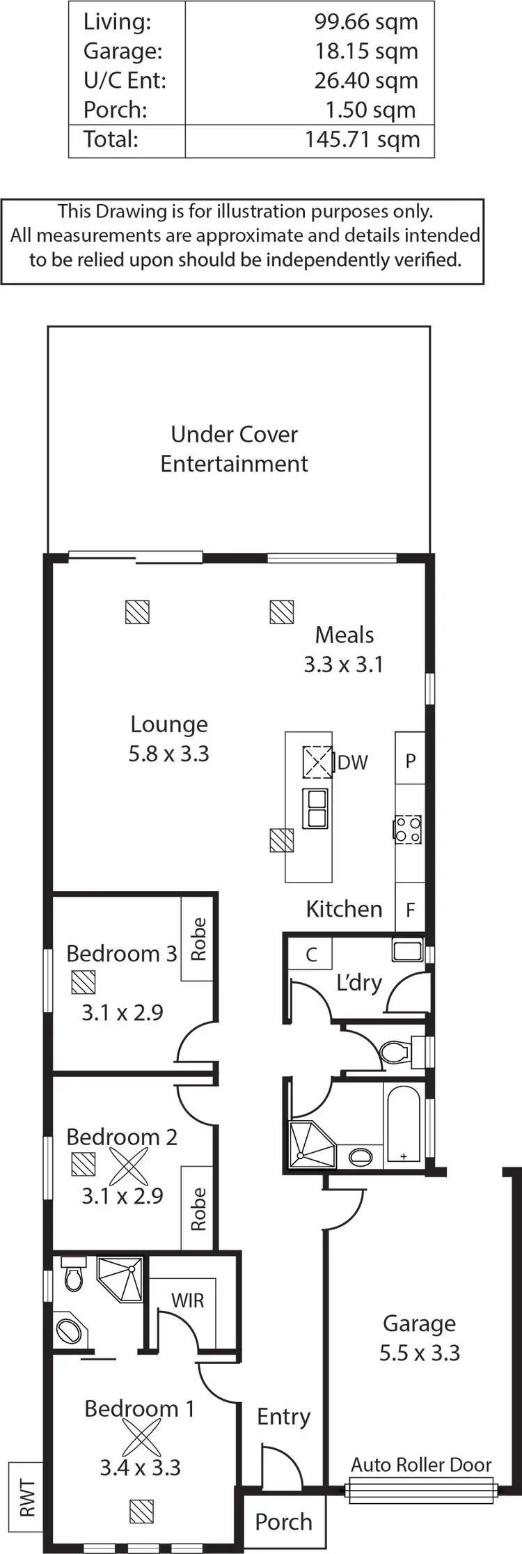 Floorplan of Homely house listing, 16A Harrow Street, Dover Gardens SA 5048
