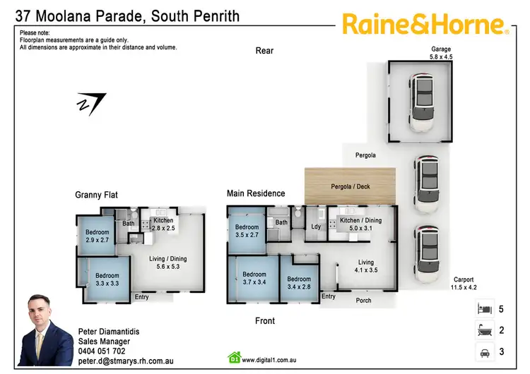 Floorplan of Homely house listing, 37 Moolana Parade, South Penrith NSW 2750
