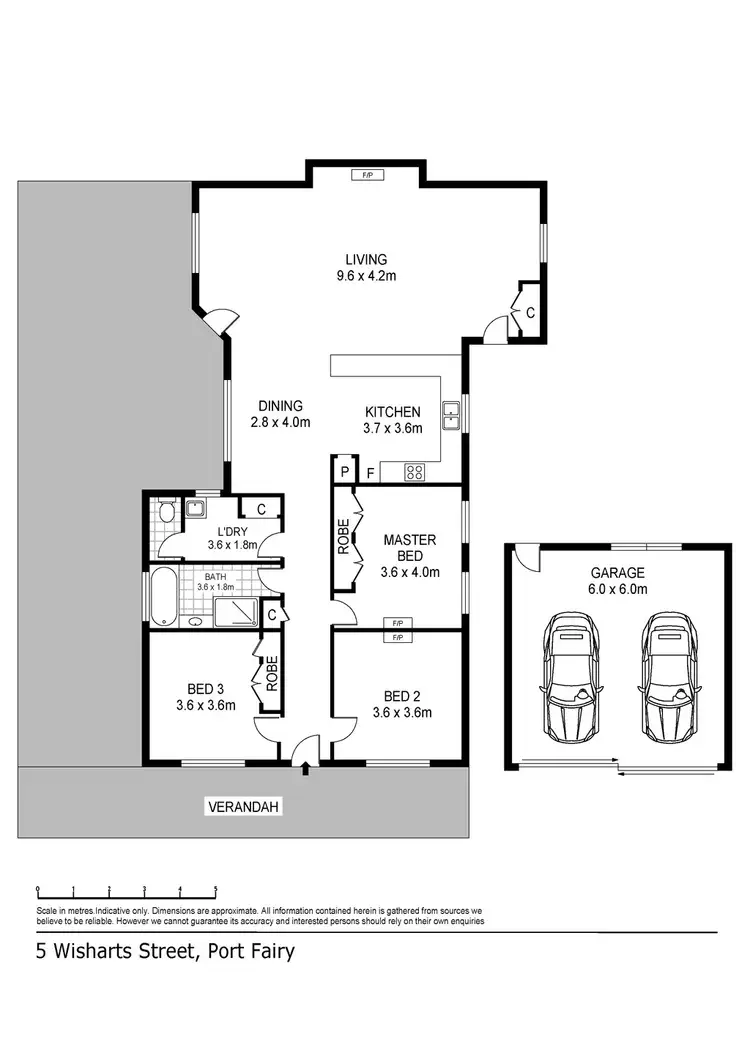 Floorplan of Homely house listing, 5 Wishart Street, Port Fairy VIC 3284