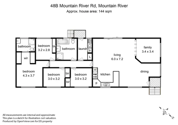 Floorplan of Homely house listing, 48b Mountain River Road, Grove TAS 7109
