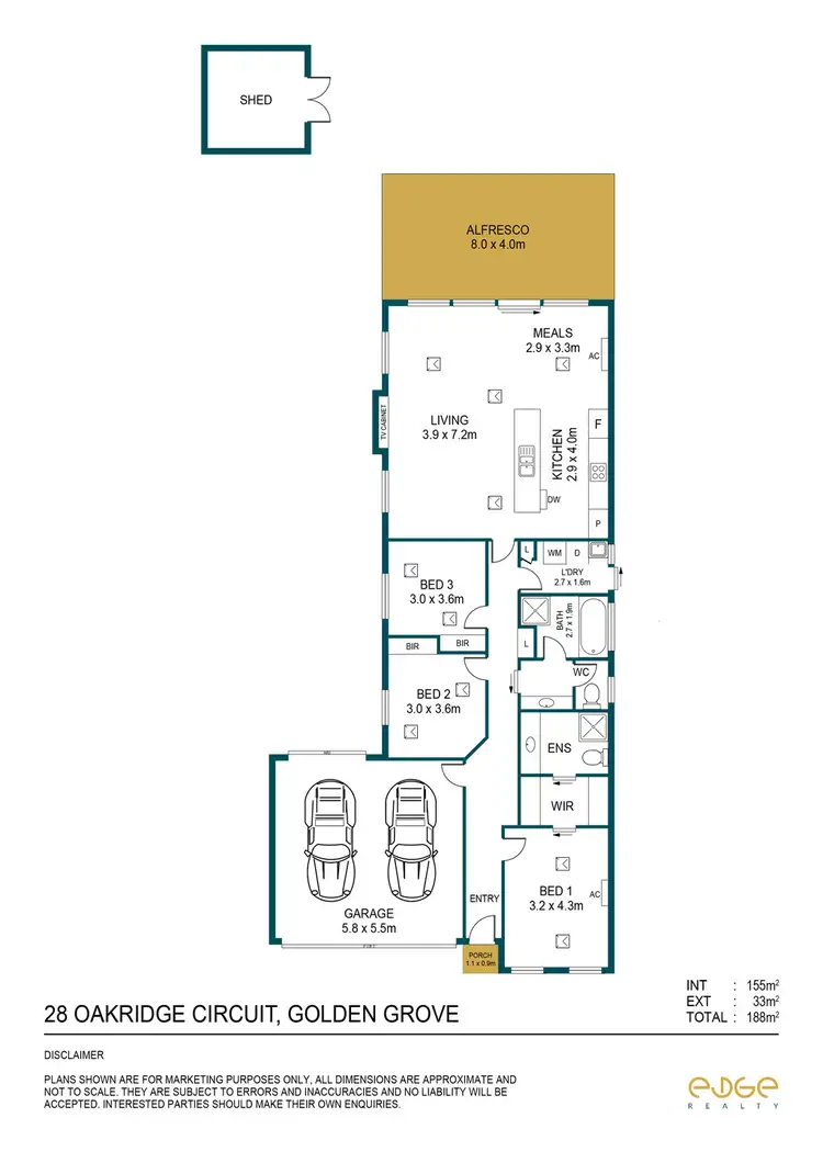 Floorplan of Homely house listing, 28 Oakridge Circuit, Golden Grove SA 5125