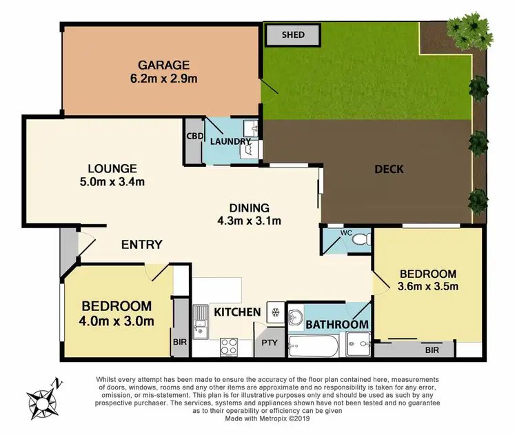 Floorplan of Homely unit listing, 2/35 York Street, Bonbeach VIC 3196