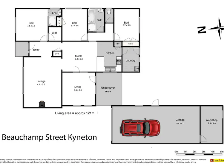 Floorplan of Homely house listing, 9 Beauchamp Street, Kyneton VIC 3444