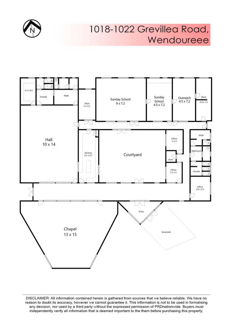 Floorplan of Homely house listing, 1018-1022 Grevillea Road, Wendouree VIC 3355