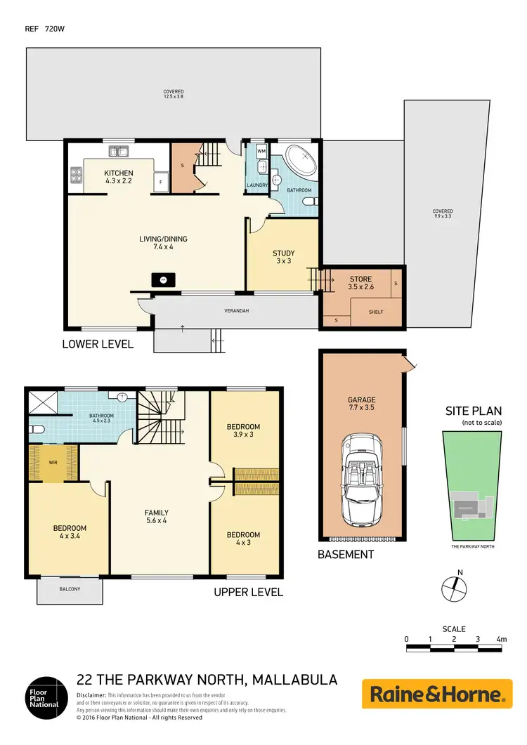 Floorplan of Homely house listing, 22 The Parkway, Mallabula NSW 2319