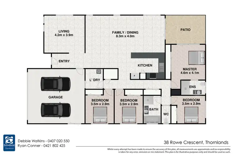 Floorplan of Homely house listing, 38 Rowe Crescent, Thornlands QLD 4164