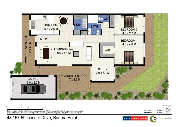 Floorplan of Homely townhouse listing, 48/57-59 Leisure Drive, Banora Point NSW 2486